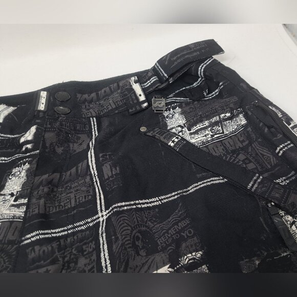Ride Snowboard Pants Lined10K/5K mm Waterproof Y2K Vintage Graphic Large 35-39W - Picture 6 of 15